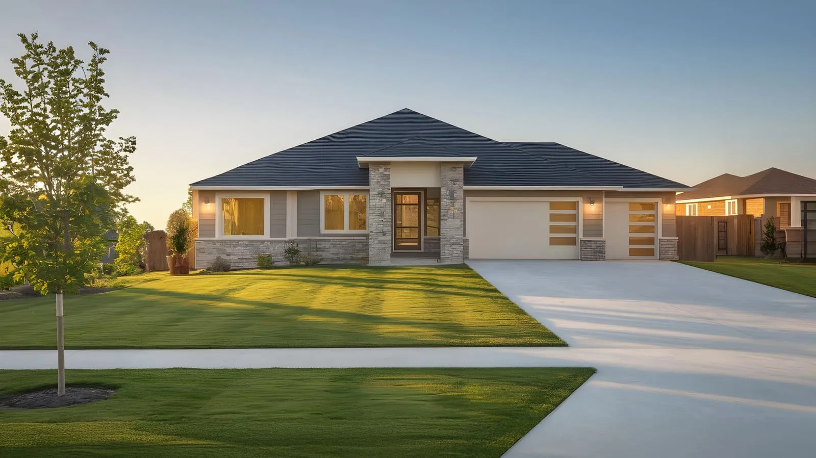 Beautiful finished suburban home exterior remodeled by Star Home Remodeling in the DMV