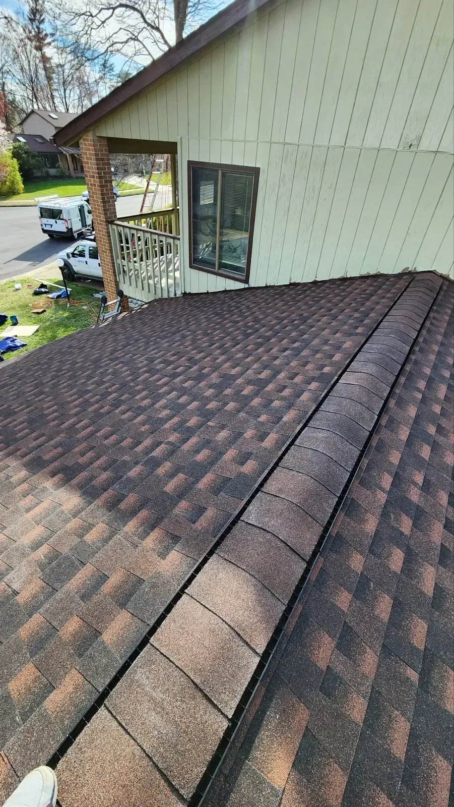 Finished roofing project completed by Star Home Remodeling in the DMV